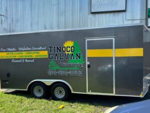 Tinoco Lawncare trailer graphics